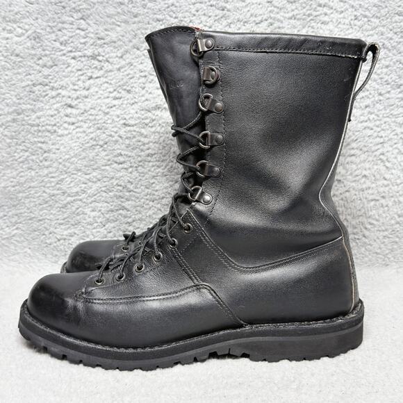 Danner Fort Lewis Mens Size 13 Combat Boots Black Leather Gore-Tex 200G USA - Picture 4 of 13
